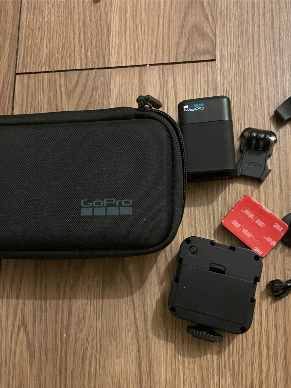 GoPro Black Accessories Travel Case with Mounts
